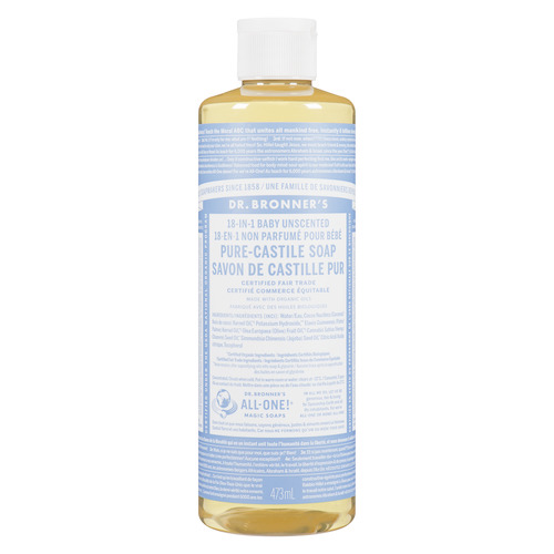 Buy Dr. Bronner's Pure-Castile Soap 18-in-1 Baby Unscented 473 ml